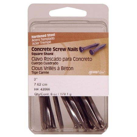 Hillman Common Nail, 3 in L, Steel, 5 PK 42066